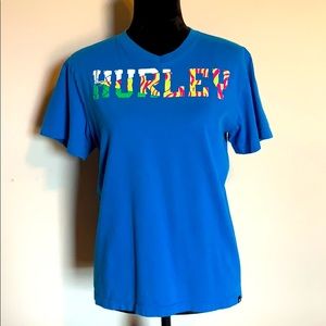 Hurley V-neck Graphic Short Sleeve Tee Boys Large